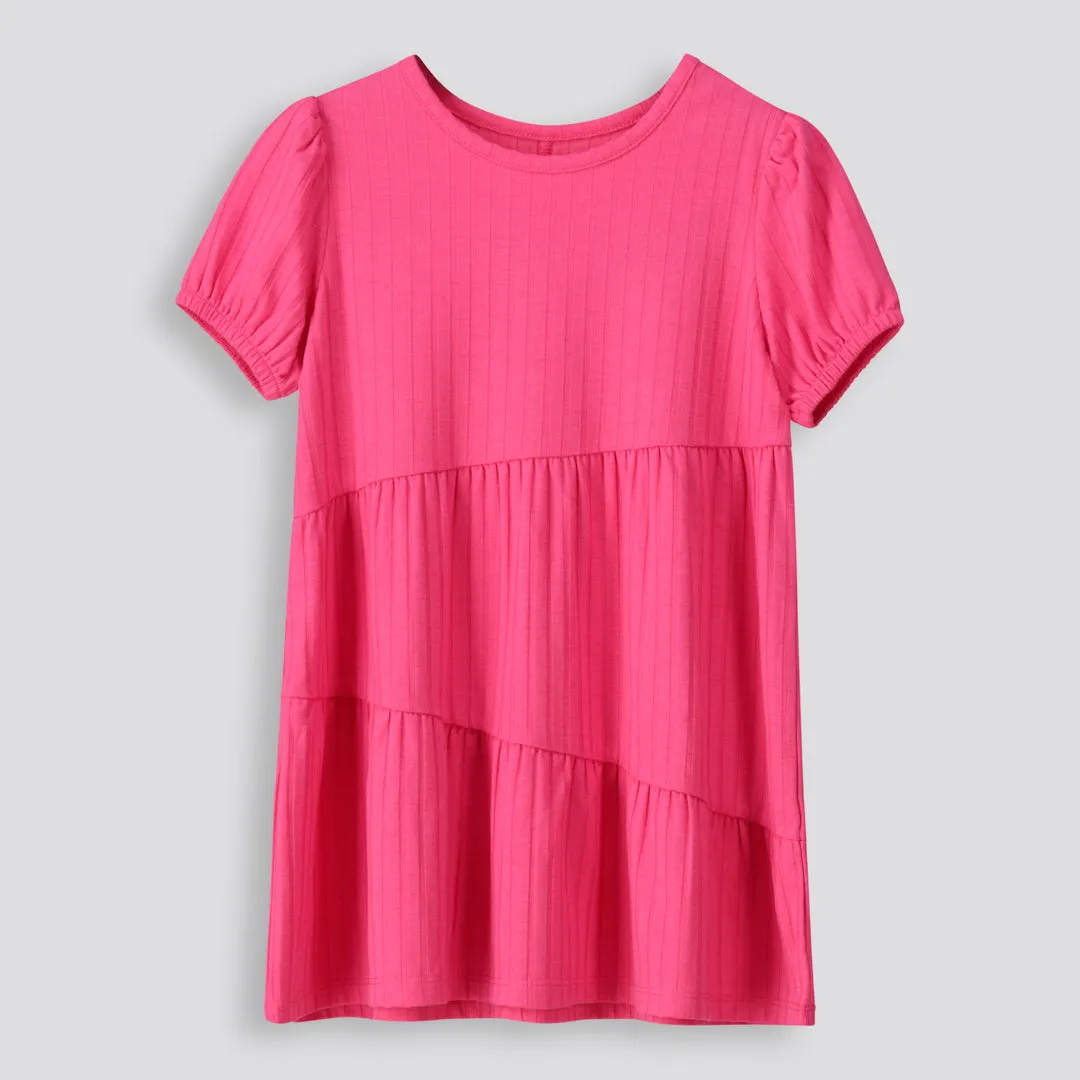 Girls Ribbed Dress sold by Refinery