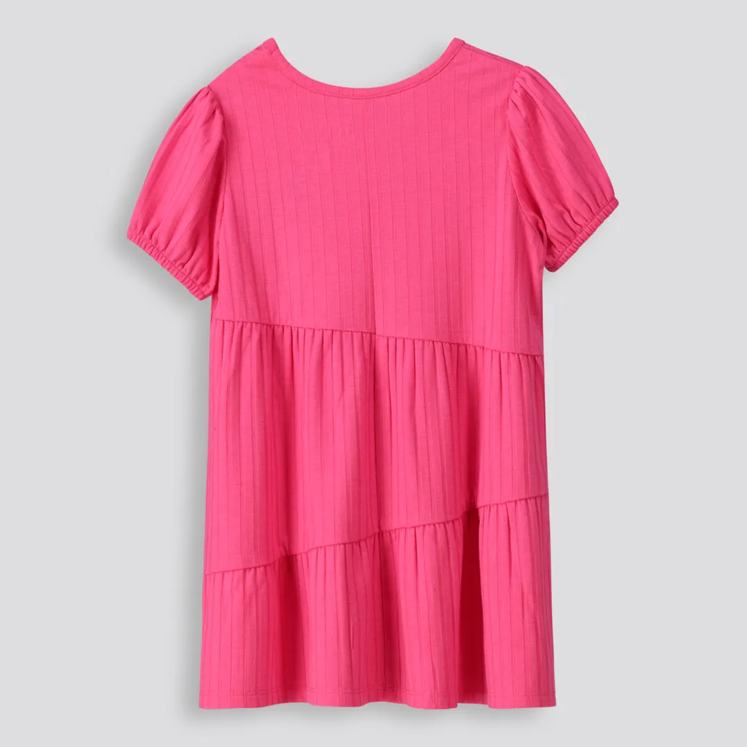 Girls Ribbed Dress sold by Refinery product image thumbnail 2