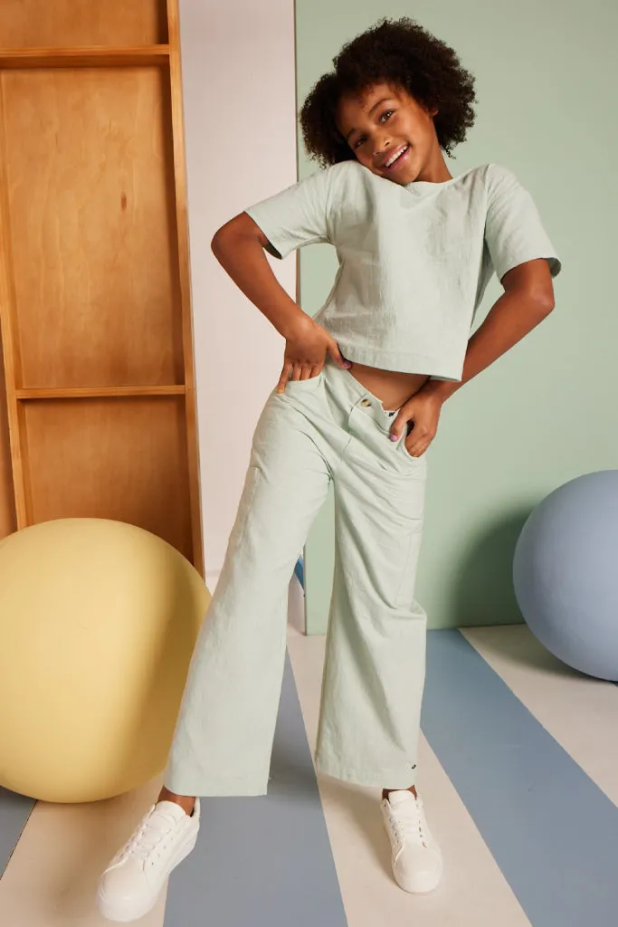 Girls Wide Leg Pants sold by Refinery product image thumbnail 2