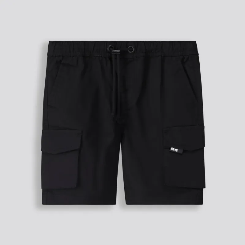 Boys Cargo Shorts _ 153129 _ Black sold by Refinery