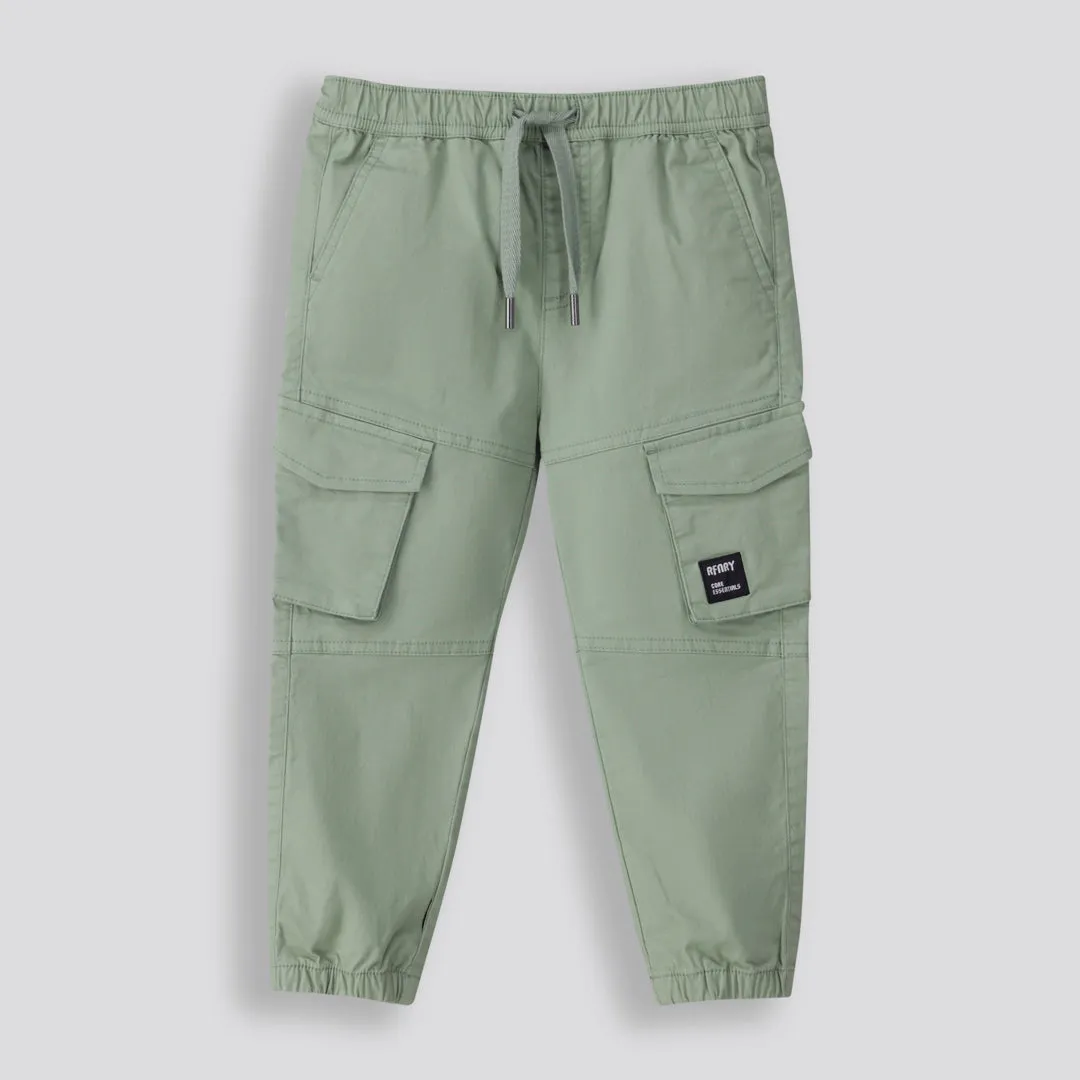 Boys Cargo Pants _ 153159 _ Fatigue sold by Refinery