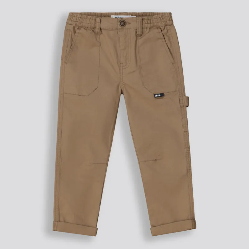 Boys Carpenter Cargo Pants _ 155051 _ Toffee sold by Refinery