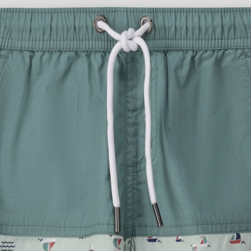 Boys Pool Shorts _ 155104 _ Green sold by Refinery product image thumbnail 2