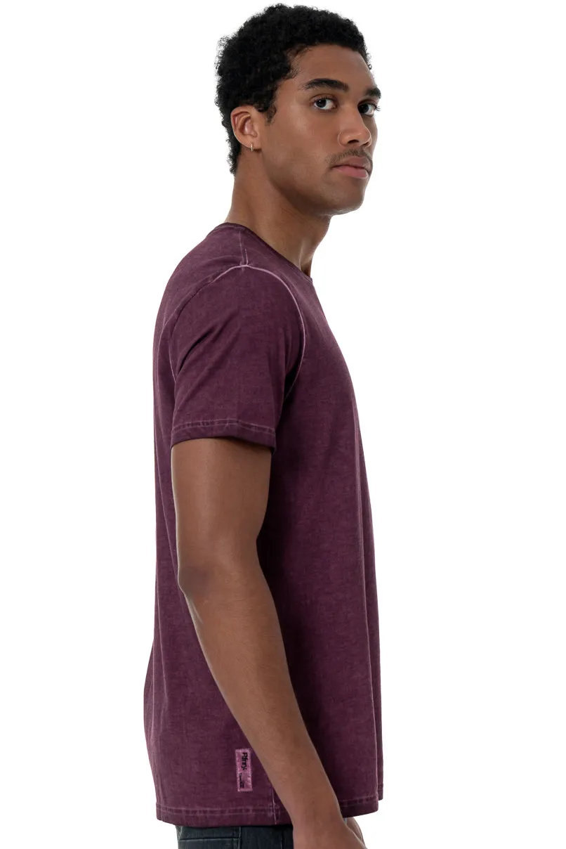 Overdyed T-Shirt _ 157030 _ Wine sold by Refinery product image thumbnail 2