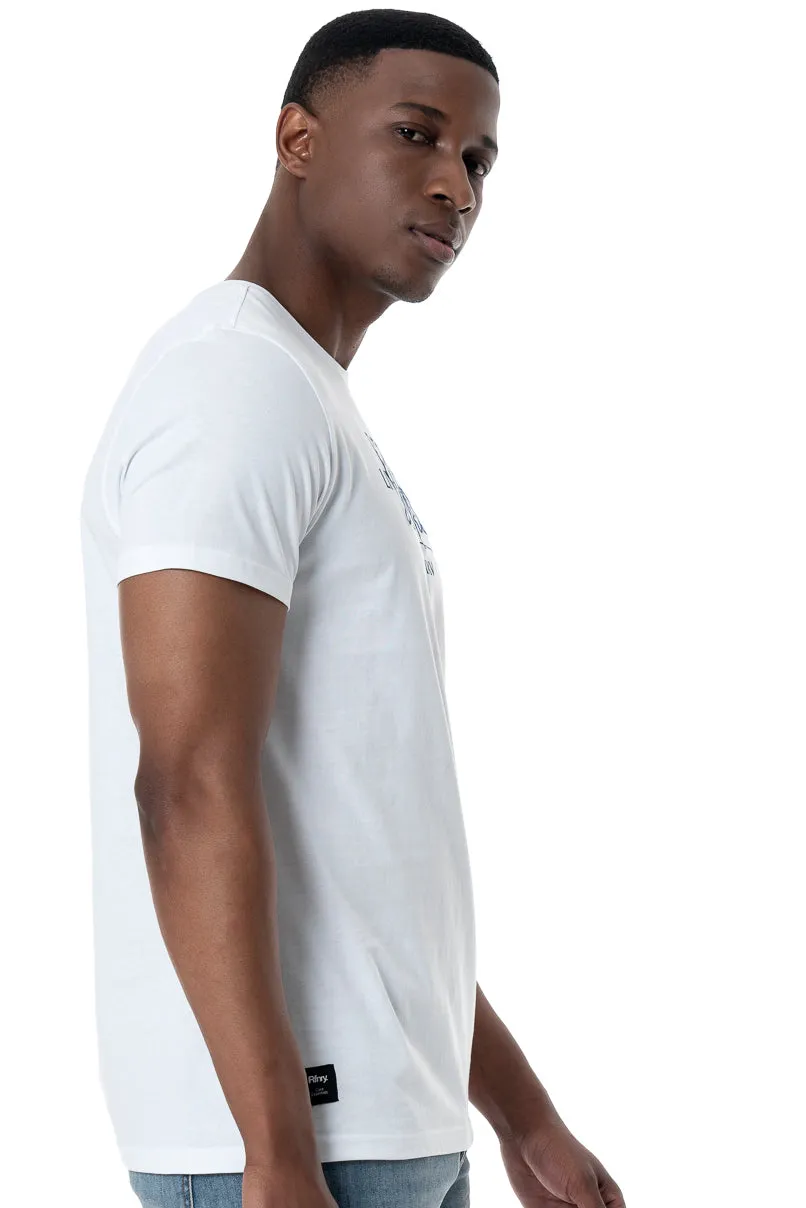 Branded T-Shirt _ 158098 _ Optic White sold by Refinery product image thumbnail 2