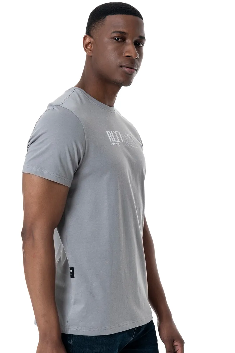 Branded T-Shirt _ 158100 _ Grey sold by Refinery product image thumbnail 2