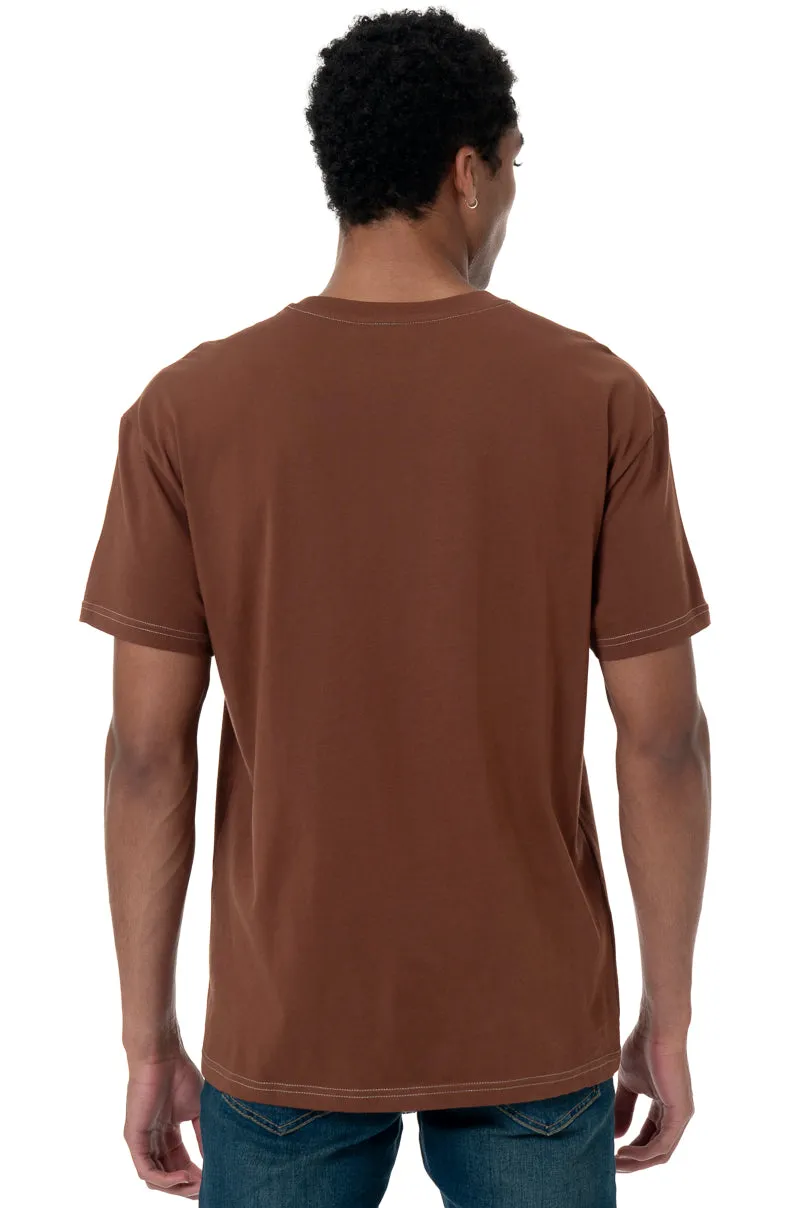 Branded T-Shirt _ 158103 _ Brown sold by Refinery product image thumbnail 3