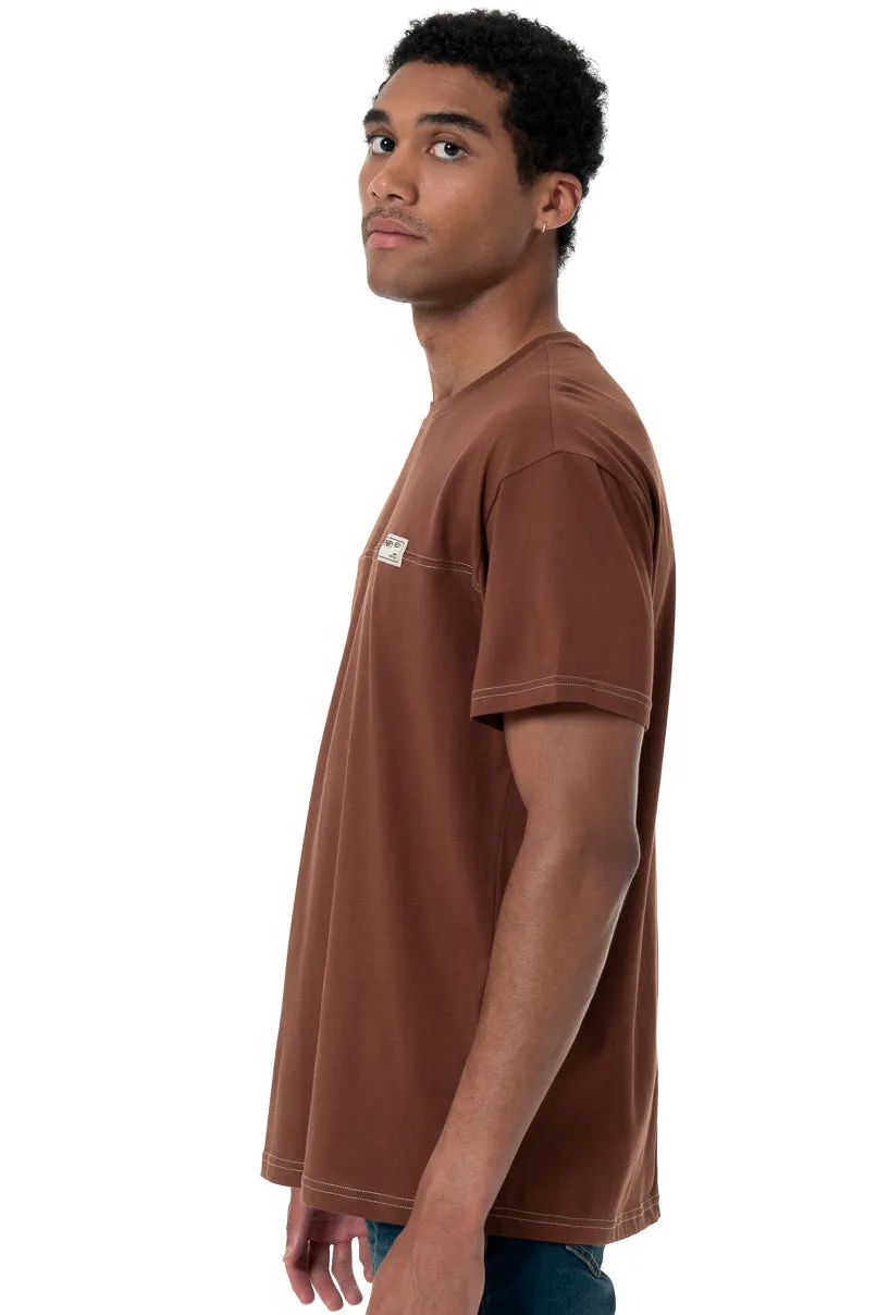 Branded T-Shirt _ 158103 _ Brown sold by Refinery product image thumbnail 2
