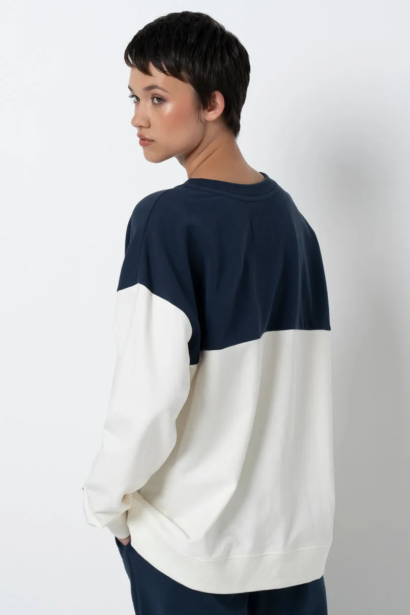Colourblock Sweatshirt _ 157915 _ Milk sold by Refinery product image thumbnail 5