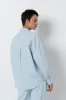 Striped Poplin Shirt _ 157801 _ Blue sold by Refinery