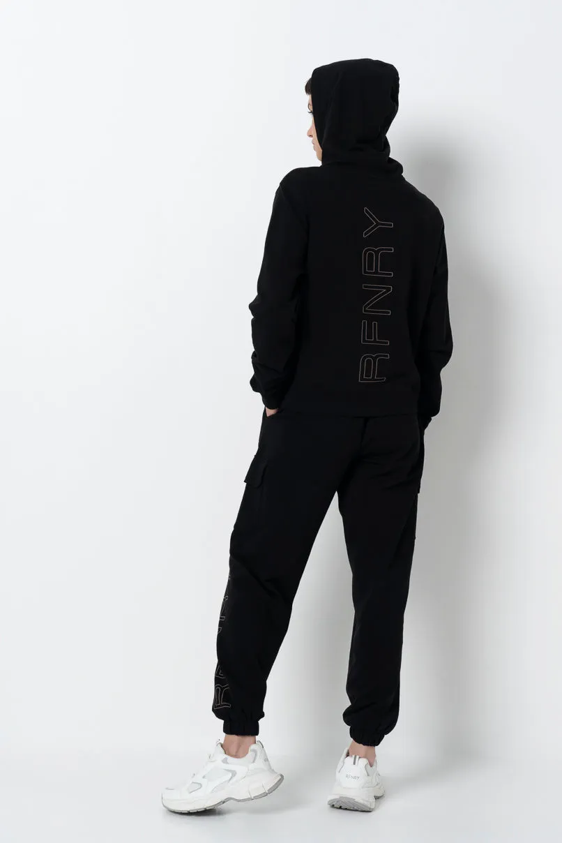 Relaxed Cargo Track Pants _ 157991 _ Black sold by Refinery product image thumbnail 4