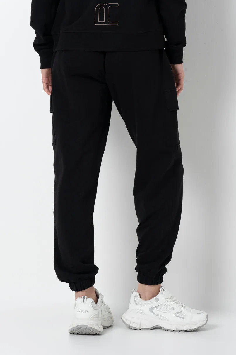 Relaxed Cargo Track Pants _ 157991 _ Black sold by Refinery product image thumbnail 3