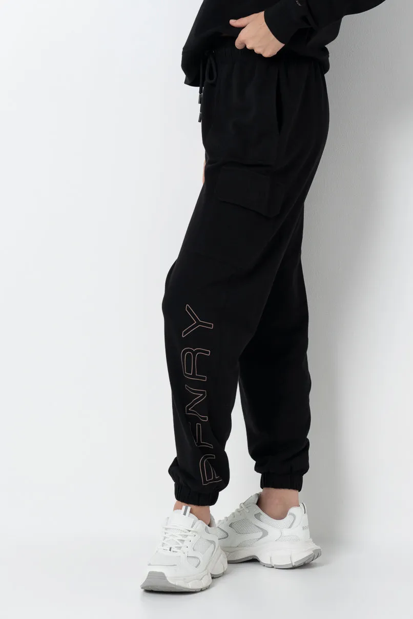 Relaxed Cargo Track Pants _ 157991 _ Black sold by Refinery product image thumbnail 2