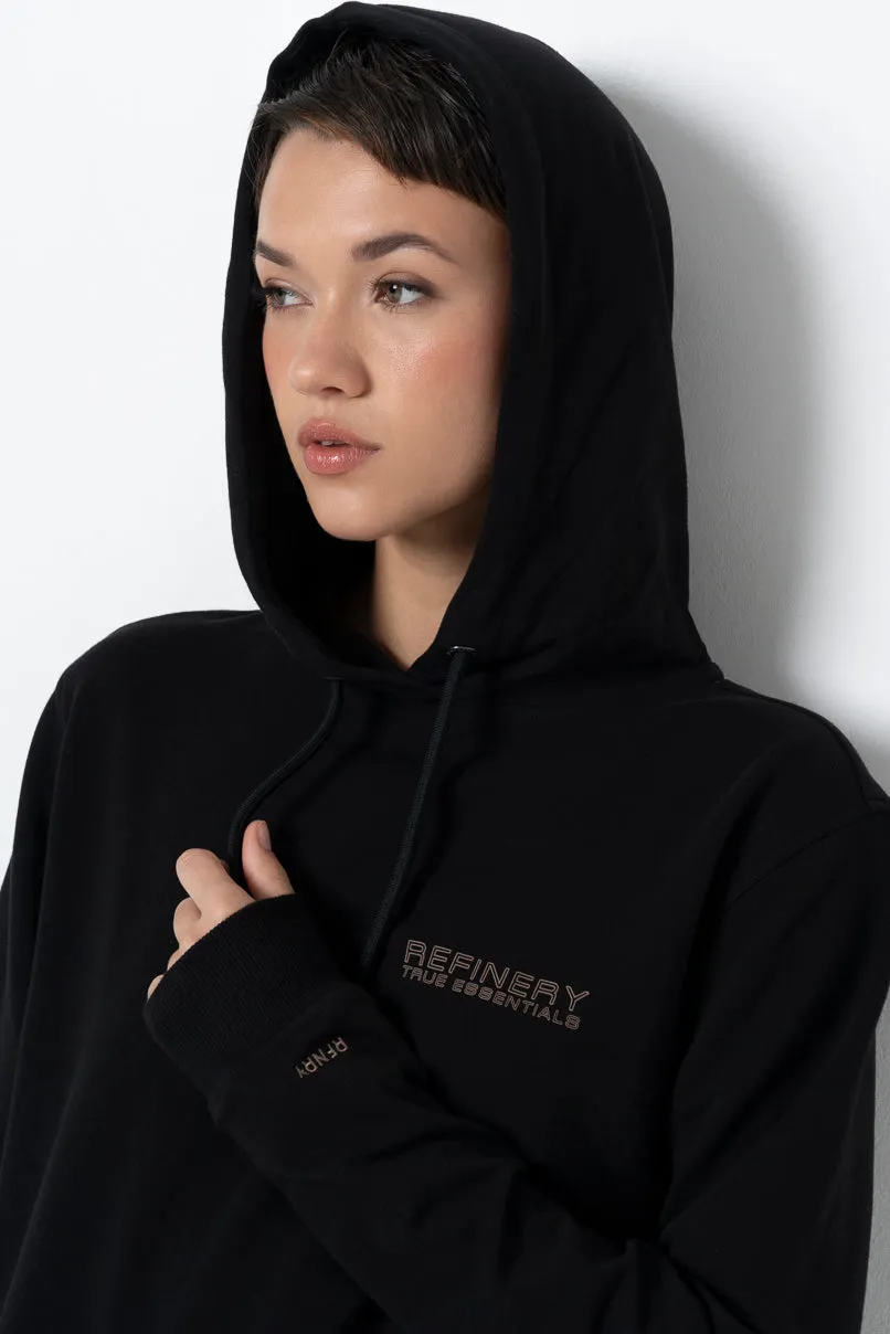 Hoodie _ 157929 _ Black sold by Refinery product image thumbnail 2