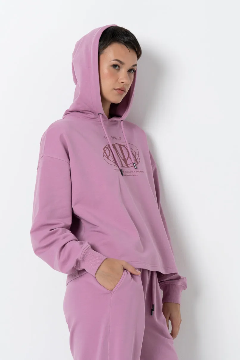 Cropped Hoodie _ 157934 _ Purple sold by Refinery product image thumbnail 5
