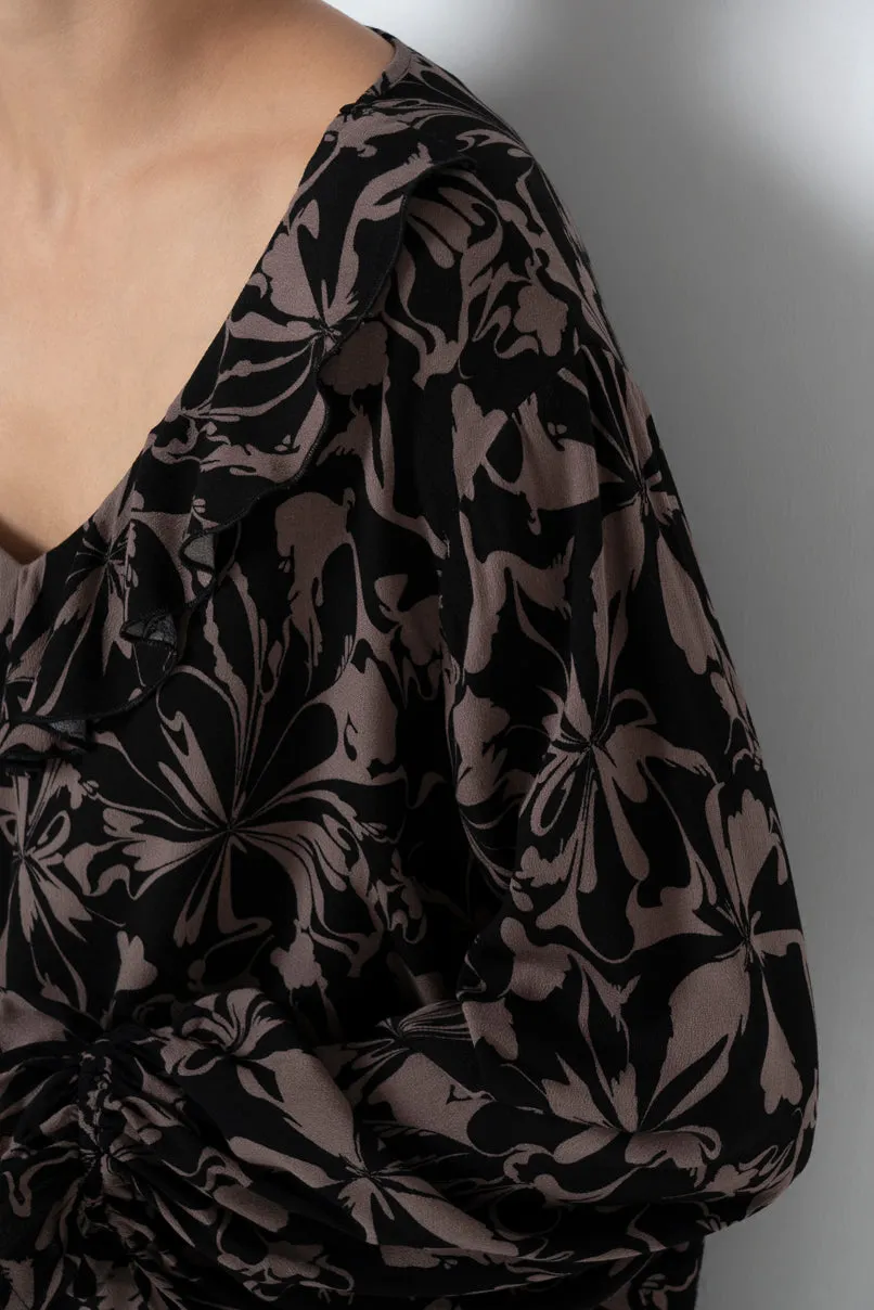 Floral Frill Blouse sold by Refinery product image thumbnail 2