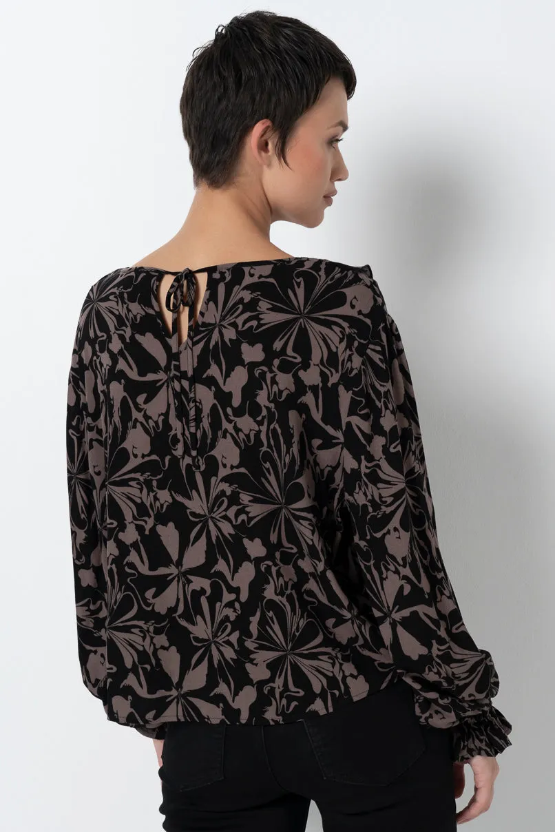 Floral Frill Blouse sold by Refinery product image thumbnail 3