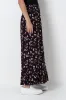 Floral Maxi Skirt _ 157825 _ Black sold by Refinery