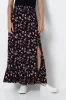 Floral Maxi Skirt _ 157825 _ Black sold by Refinery