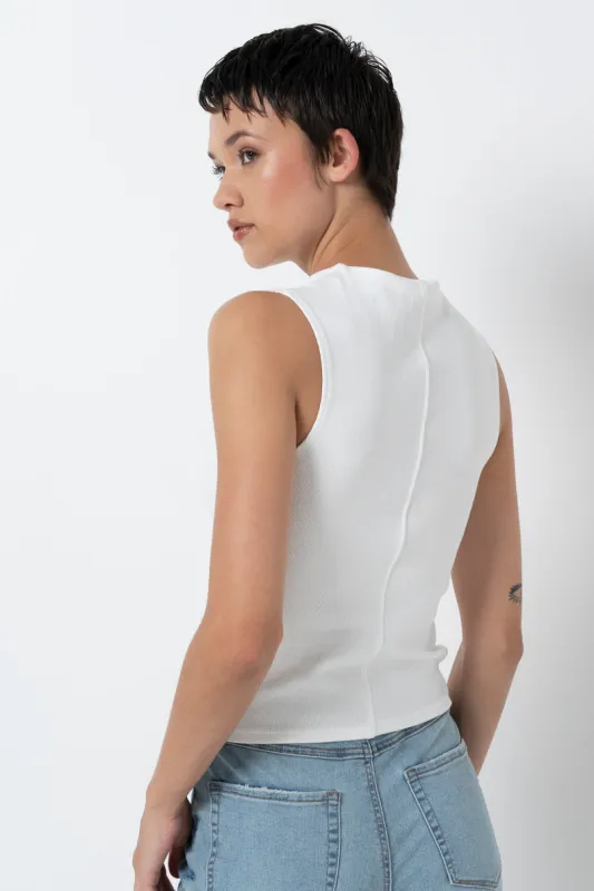 Ribbed Tank Top sold by Refinery