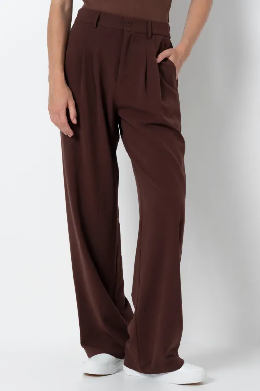 Wide Leg Pants _ 156997 _ Brown sold by Refinery