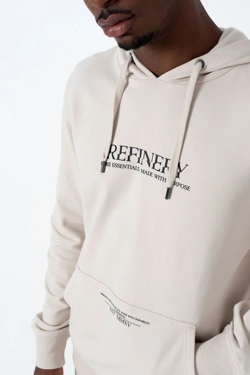 Statement Hoodie _ 158346 _ Cement sold by Refinery product image thumbnail 3