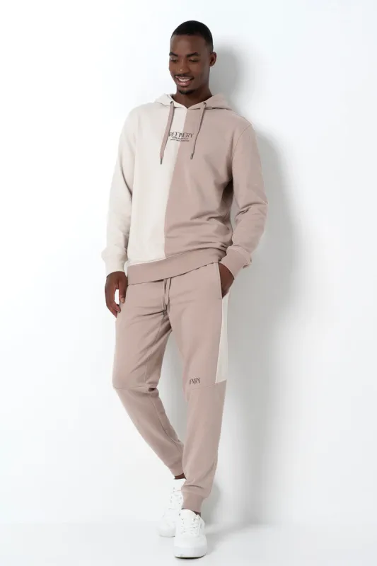 Tonal Track Pants _ 158750 _ Biscuit sold by Refinery