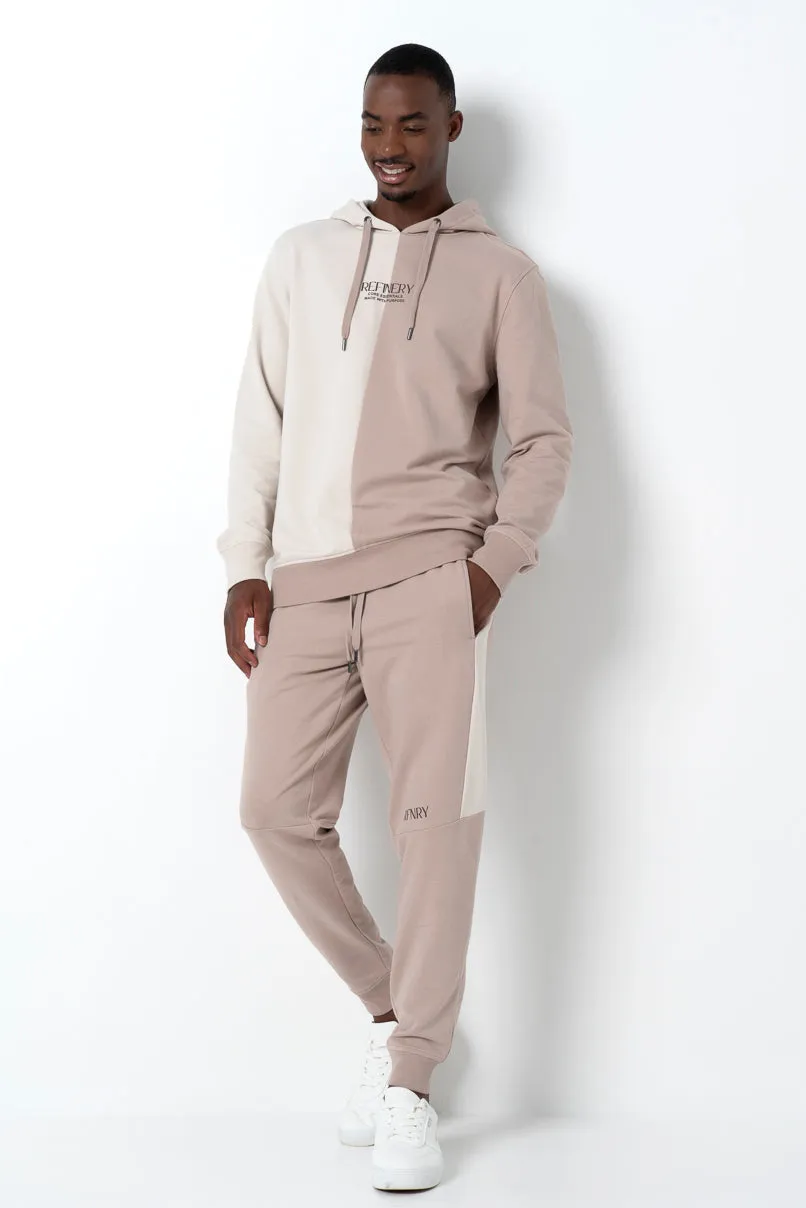 Tonal Hoodie _ 158350 _ Biscuit sold by Refinery product image thumbnail 2