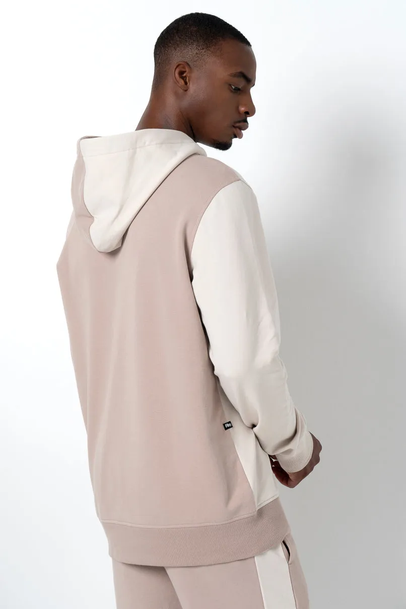 Tonal Hoodie _ 158350 _ Biscuit sold by Refinery product image thumbnail 4