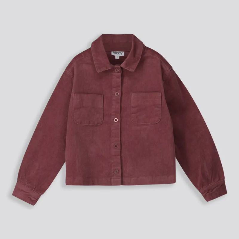Girls Relaxed Shirt _ 159161 _ Mauve sold by Refinery