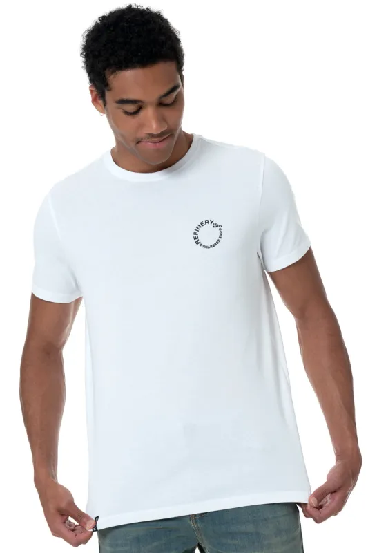 Branded T-Shirt White sold by Refinery