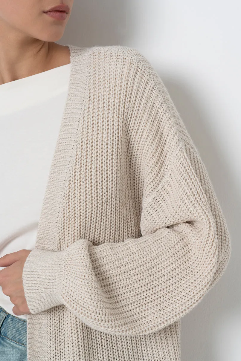 Long Knit Cardigan _ 157524 _ Nude sold by Refinery product image thumbnail 3