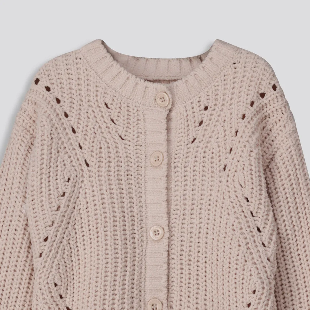 Girls Chenille Cardigan sold by Refinery product image thumbnail 2