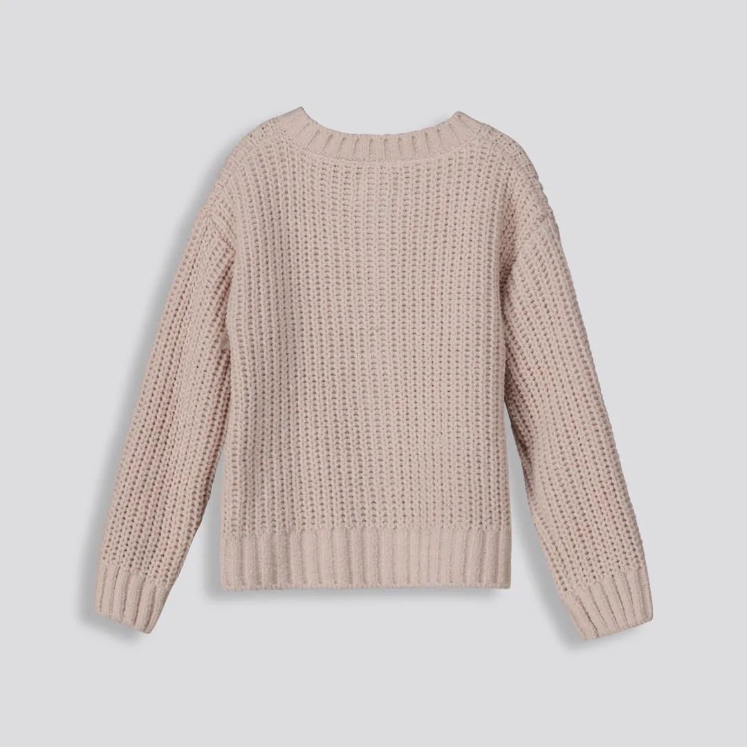 Girls Chenille Cardigan sold by Refinery product image thumbnail 3