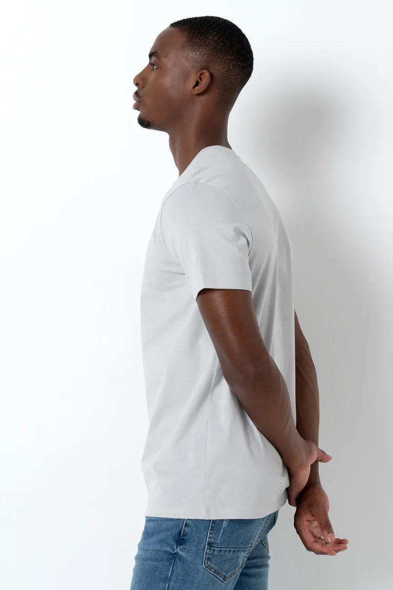 Statement T -Shirt _ 157642 _ Light Grey sold by Refinery product image thumbnail 4