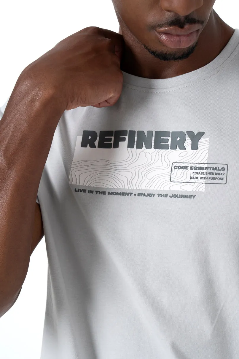 Statement T -Shirt _ 157642 _ Light Grey sold by Refinery product image thumbnail 2