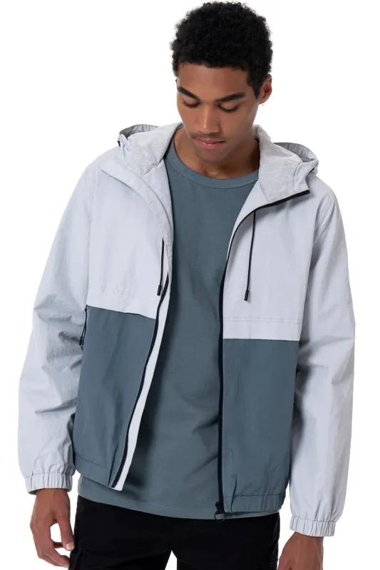 Tonal Grey Jacket _ 157971 _ Light Grey sold by Refinery