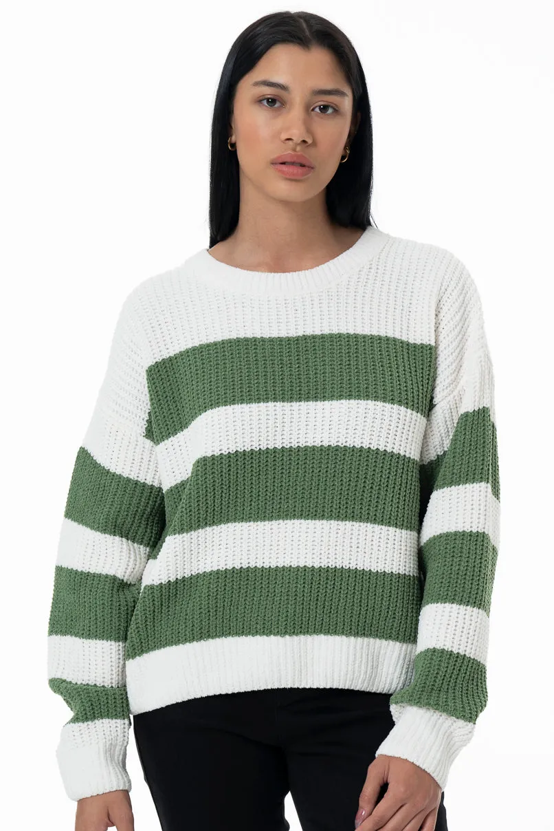 Striped Jumper _ 157544 _ Green sold by Refinery