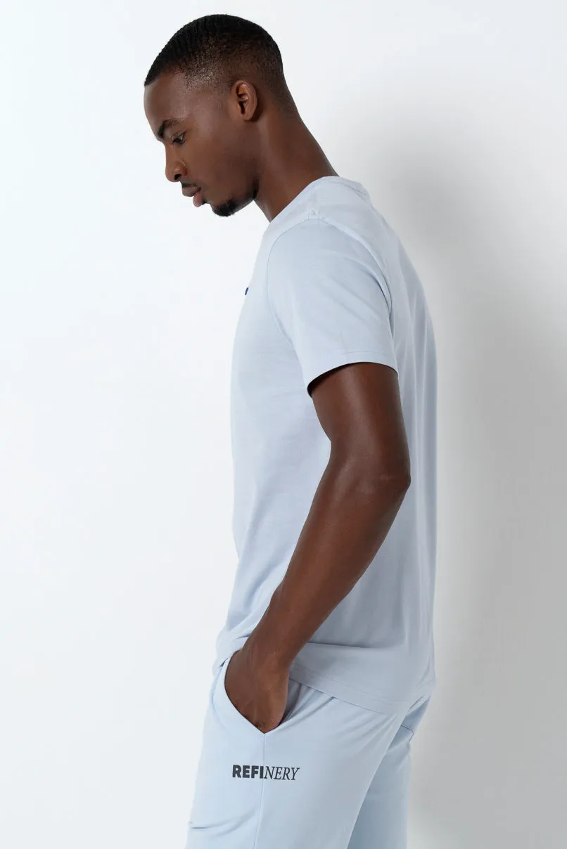 Statement T-Shirt _ 157639 _ Light Blue sold by Refinery product image thumbnail 4