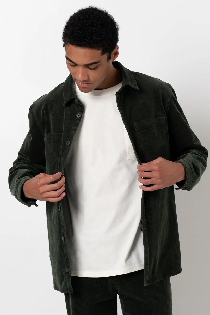 Corduroy Shacket _ 158565 _ Fatigue sold by Refinery