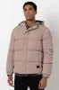 Puffer Jacket _ 157850 _ Taupe sold by Refinery
