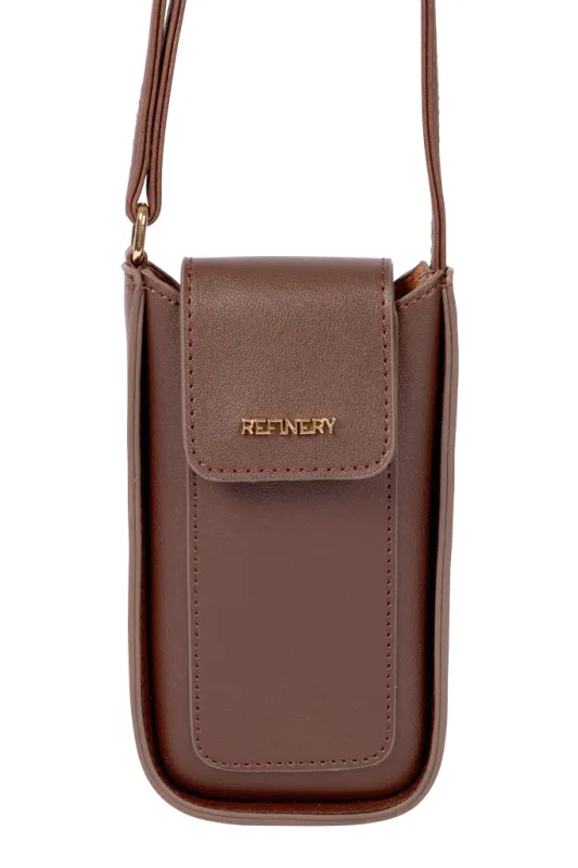 Stitched Bag _ 157375 _ Chocolate sold by Refinery
