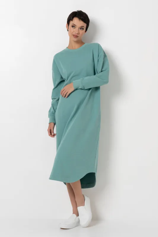 Sweater Dress _ 157881 _ Green sold by Refinery