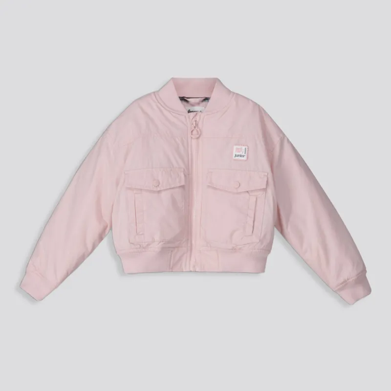 Girls Bomber Jacket _ 159656 _ Light Pink sold by Refinery