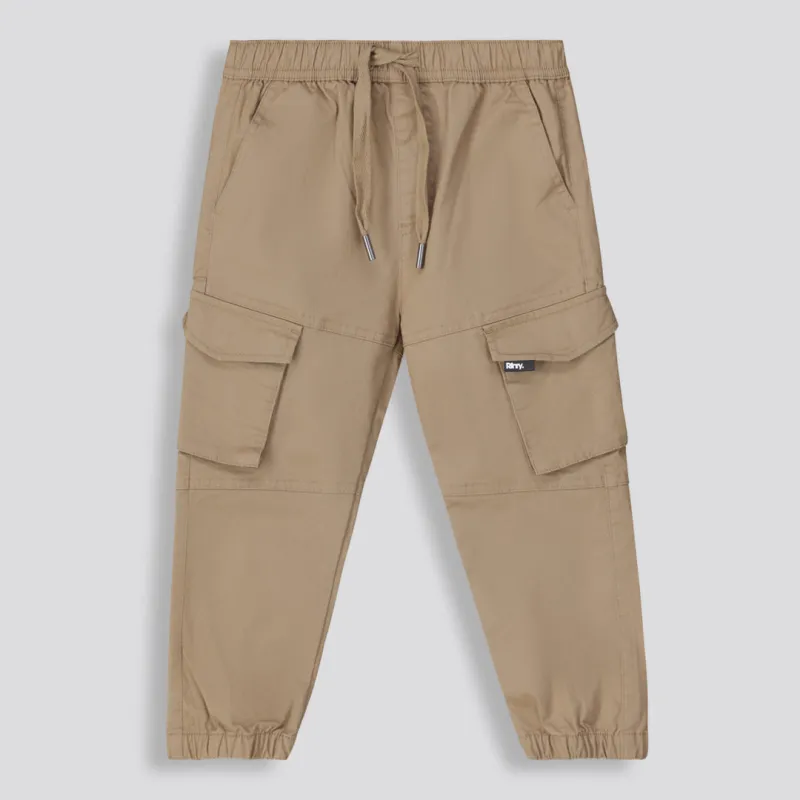 Boys Cargo Pants _ 158847 _ Toffee sold by Refinery