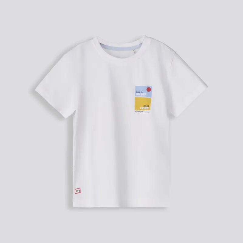 Boys Graphic Tee _ 160523 _ Optic White sold by Refinery