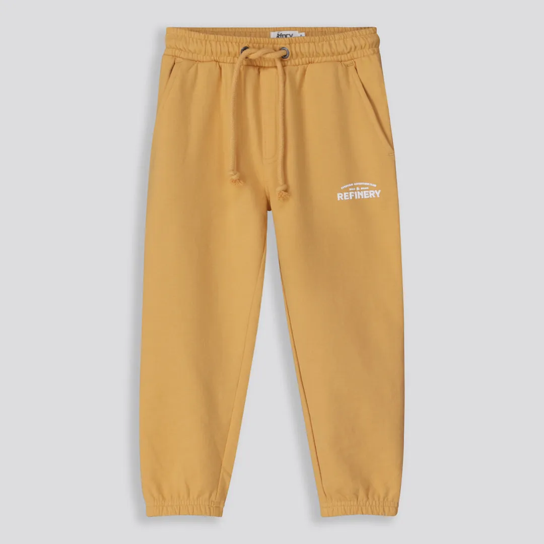 Kids Adventure Track Pants _ 159711 _ Ochre sold by Refinery