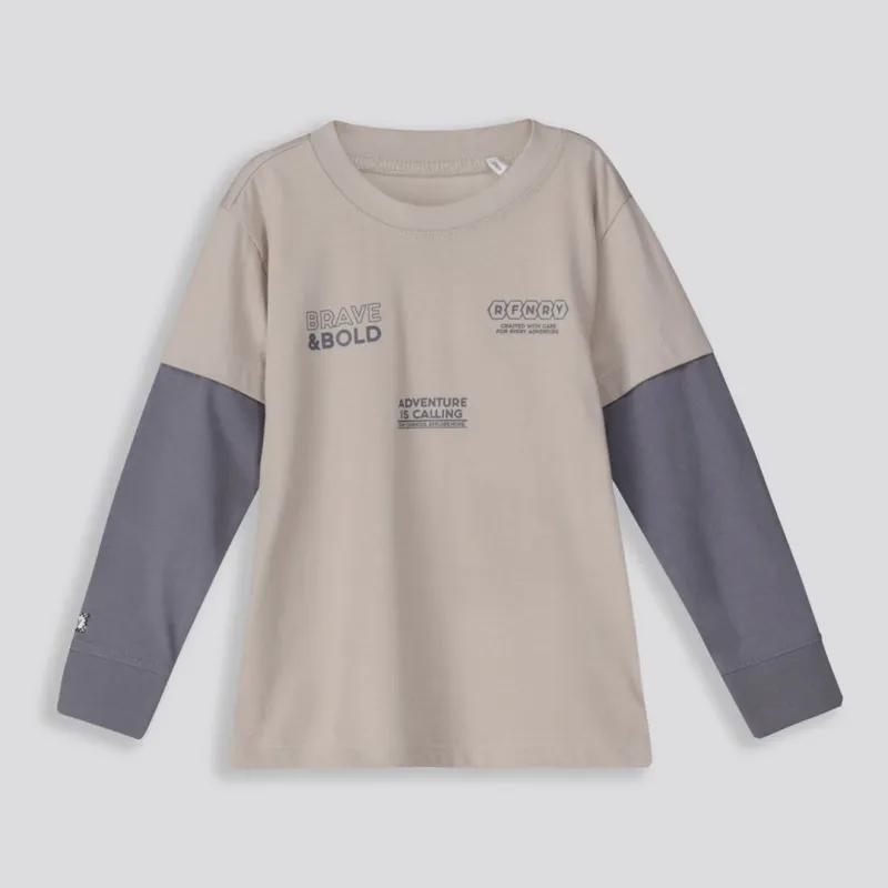 Boys Statement Long Sleeve sold by Refinery