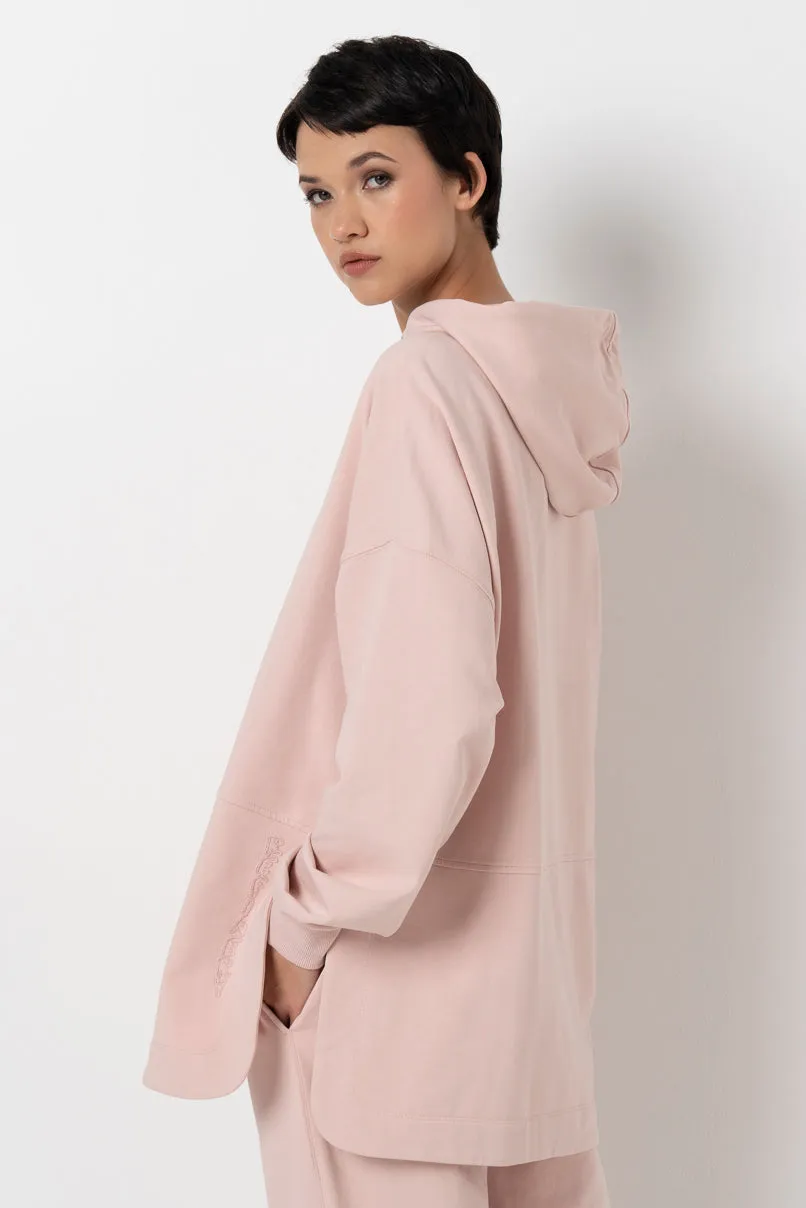 Long Length Hoodie _ 157950 _ Light Pink sold by Refinery product image thumbnail 3