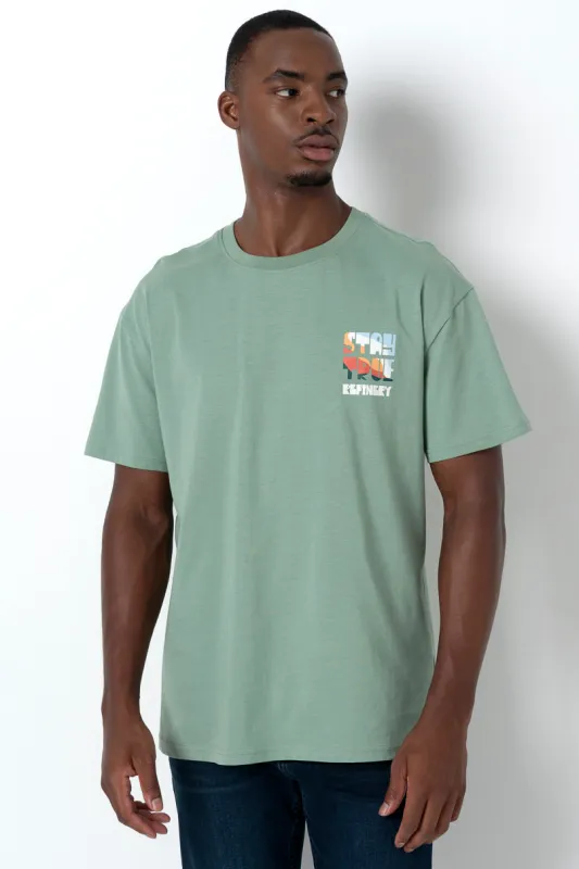 Oversized T-Shirt _ 157587 _ Green sold by Refinery